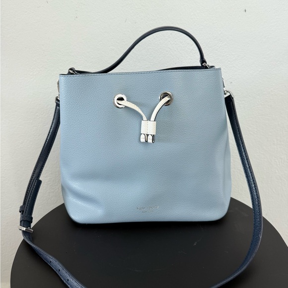 kate spade Handbags - Kate Spade Light Blue and Navy Shoulder Bag